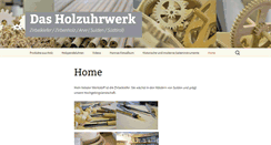 Desktop Screenshot of holzuhrwerk.com